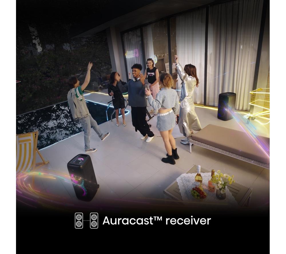 HISENSE Party Thunder Bluetooth Megasound Party Speaker - Black