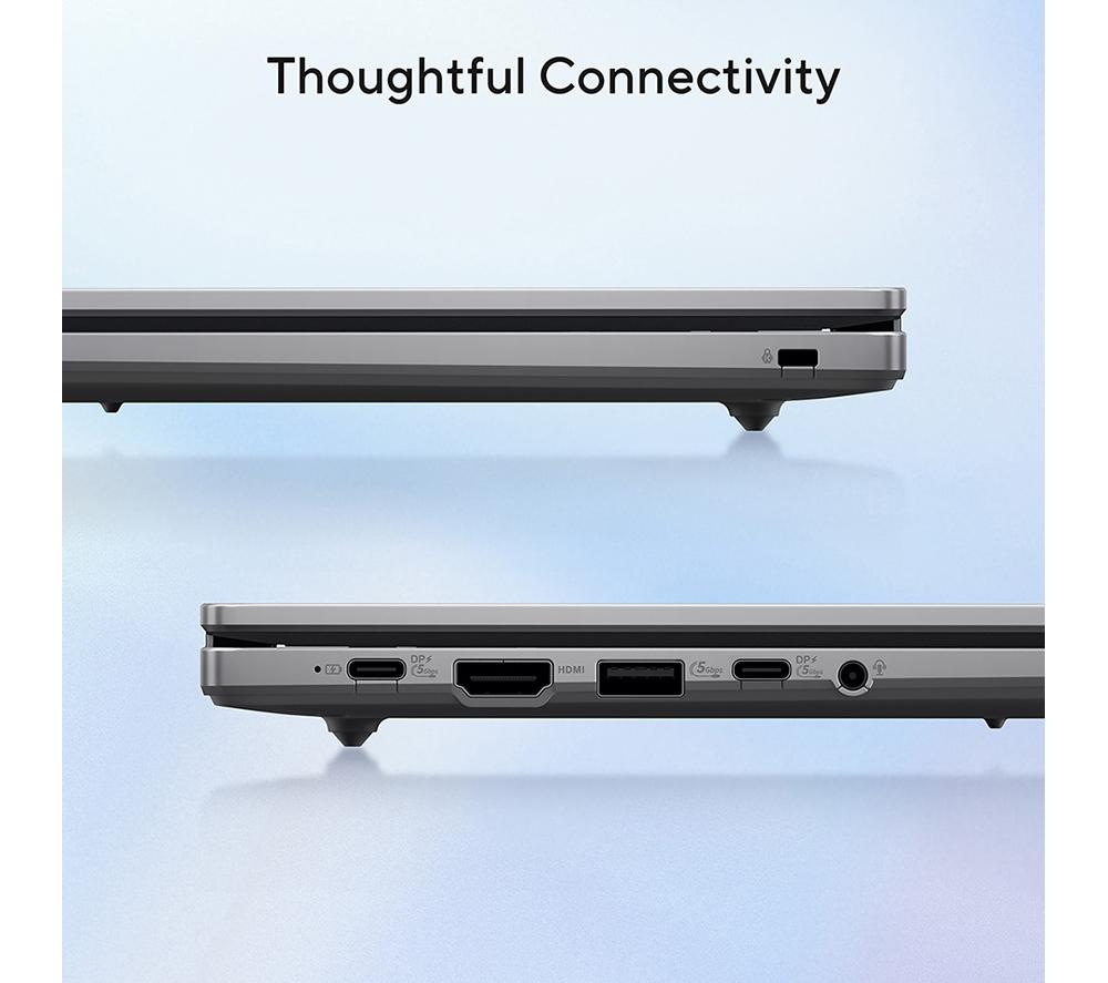 ASUS Chromebook Plus CX14 14" - Intel® Core™ 3, 256 GB eMMC, Gris