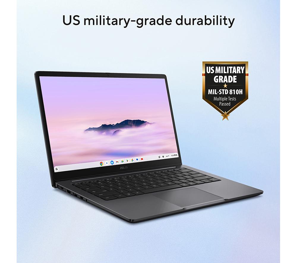 ASUS Chromebook Plus CX14 14" - Intel® Core™ 3, 256 GB eMMC, Gris