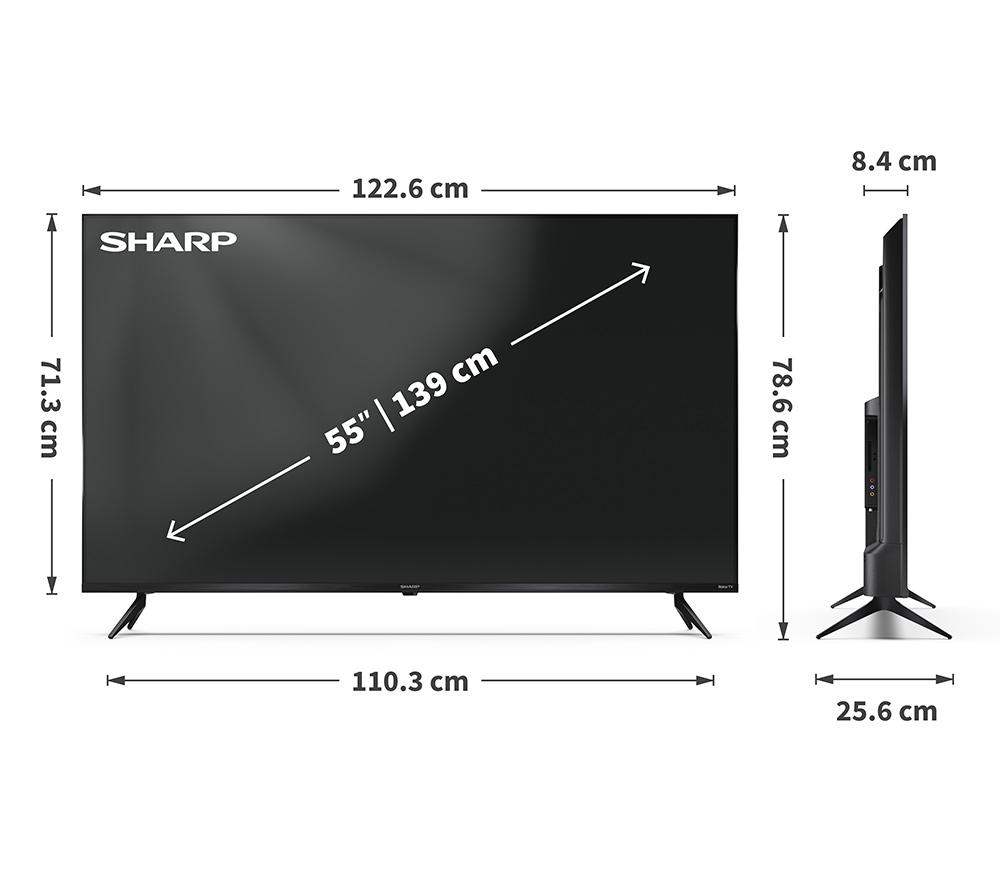 SHARP 4T-C55HJ4725K 55" Smart 4K Ultra HD HDR LED TV