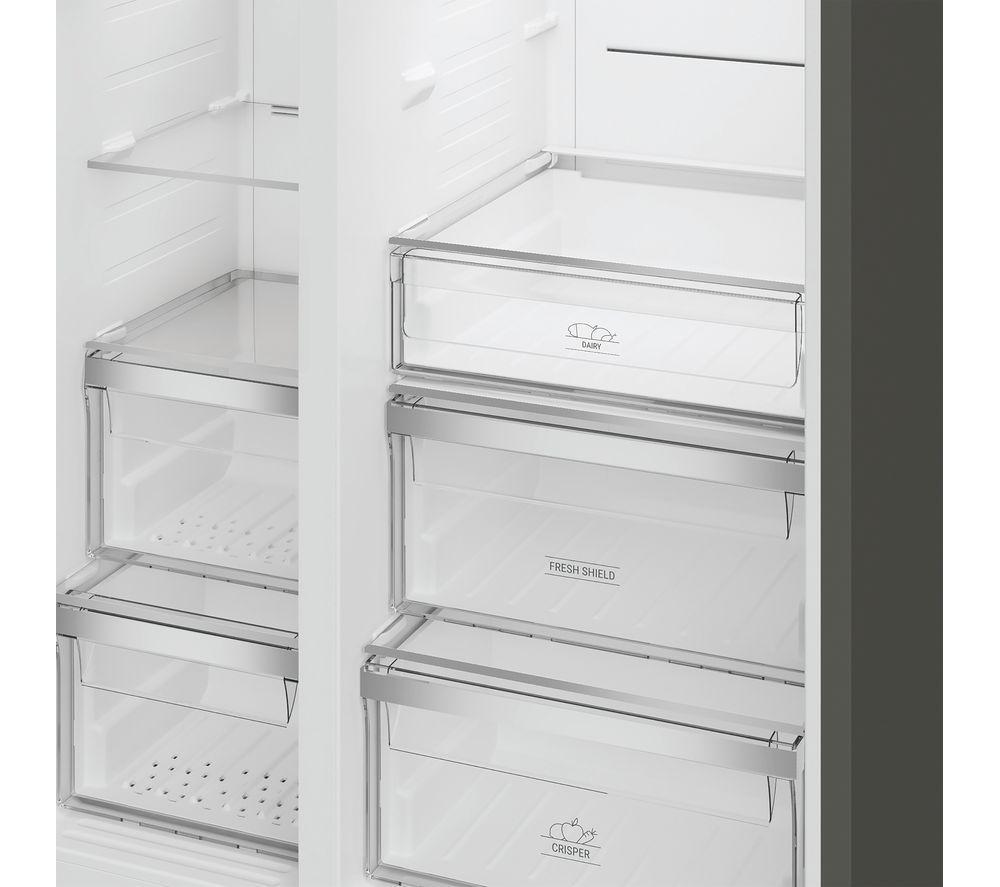 Frigorífico americano HOTPOINT Dual No Frost HPG2 6574W XBR5UK - Inox oscuro