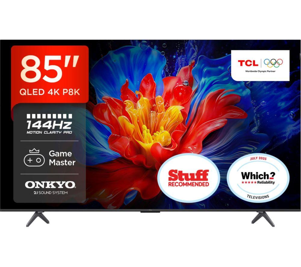 TCL 85P8K Smart TV QLED HDR 4K Ultra HD de 85"