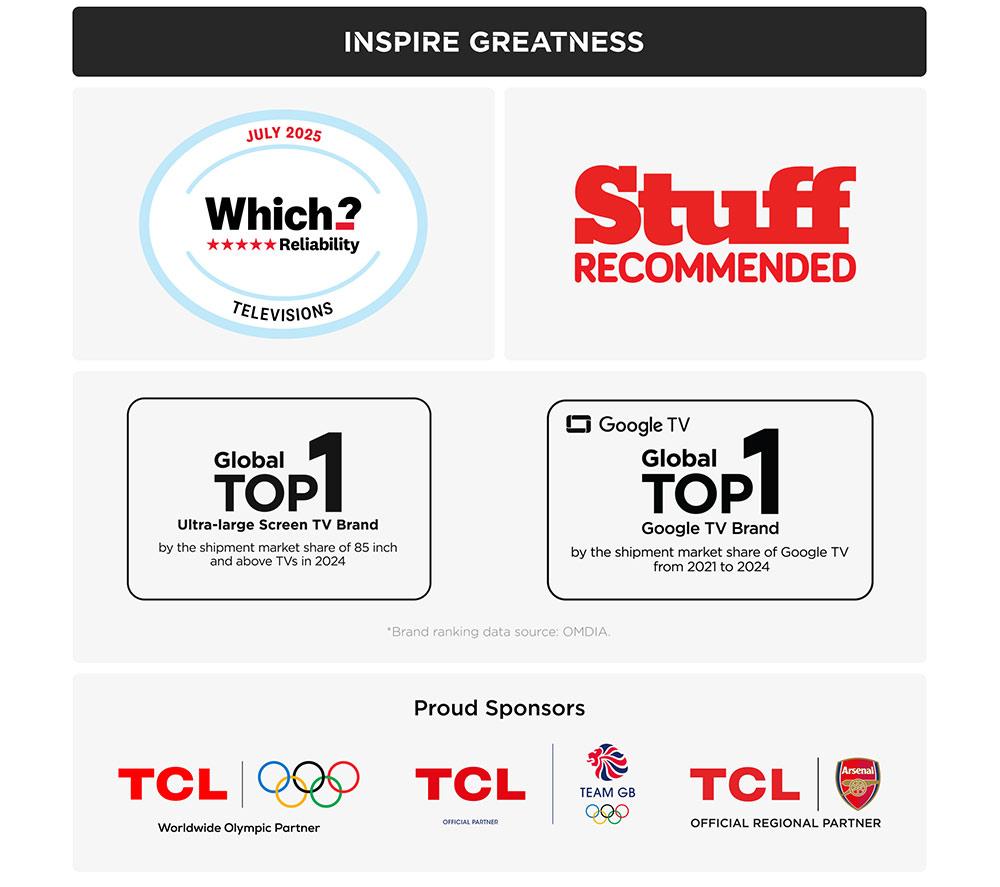 TCL 85P8K Smart TV QLED HDR 4K Ultra HD de 85"