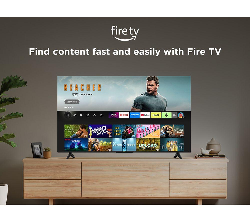 TCL T6C 85" QLED 4K HDR Smart Fire TV with Freely - 85T6C-UK