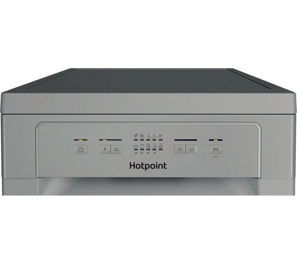 Lavavajillas compacto HOTPOINT HP2FE10CS90SUK - Plata