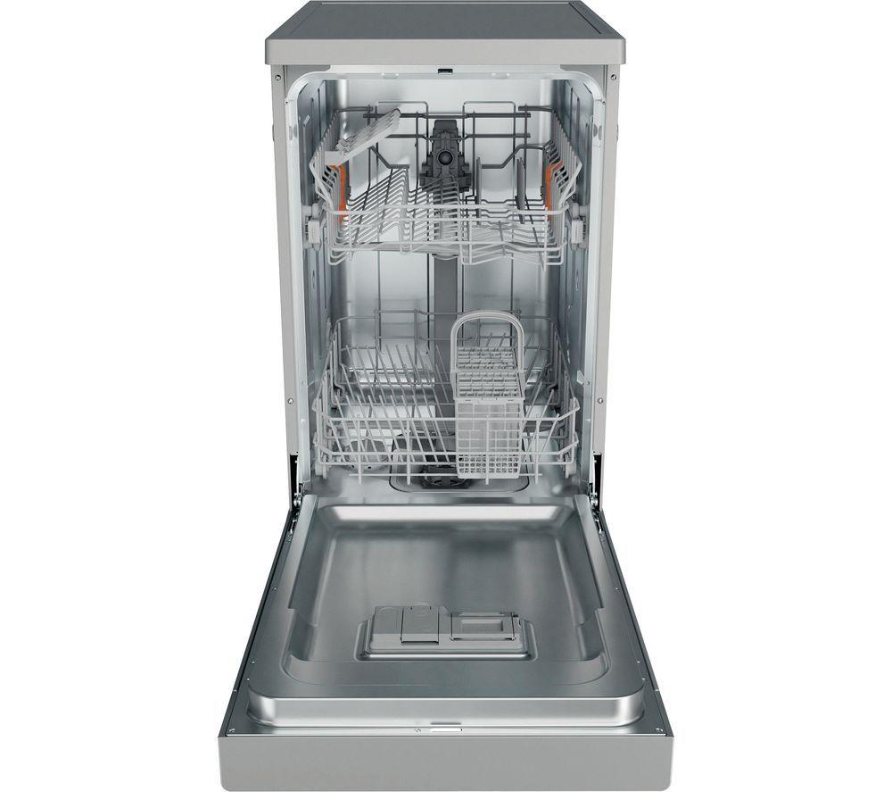 Lavavajillas compacto HOTPOINT HP2FE10CS90SUK - Plata