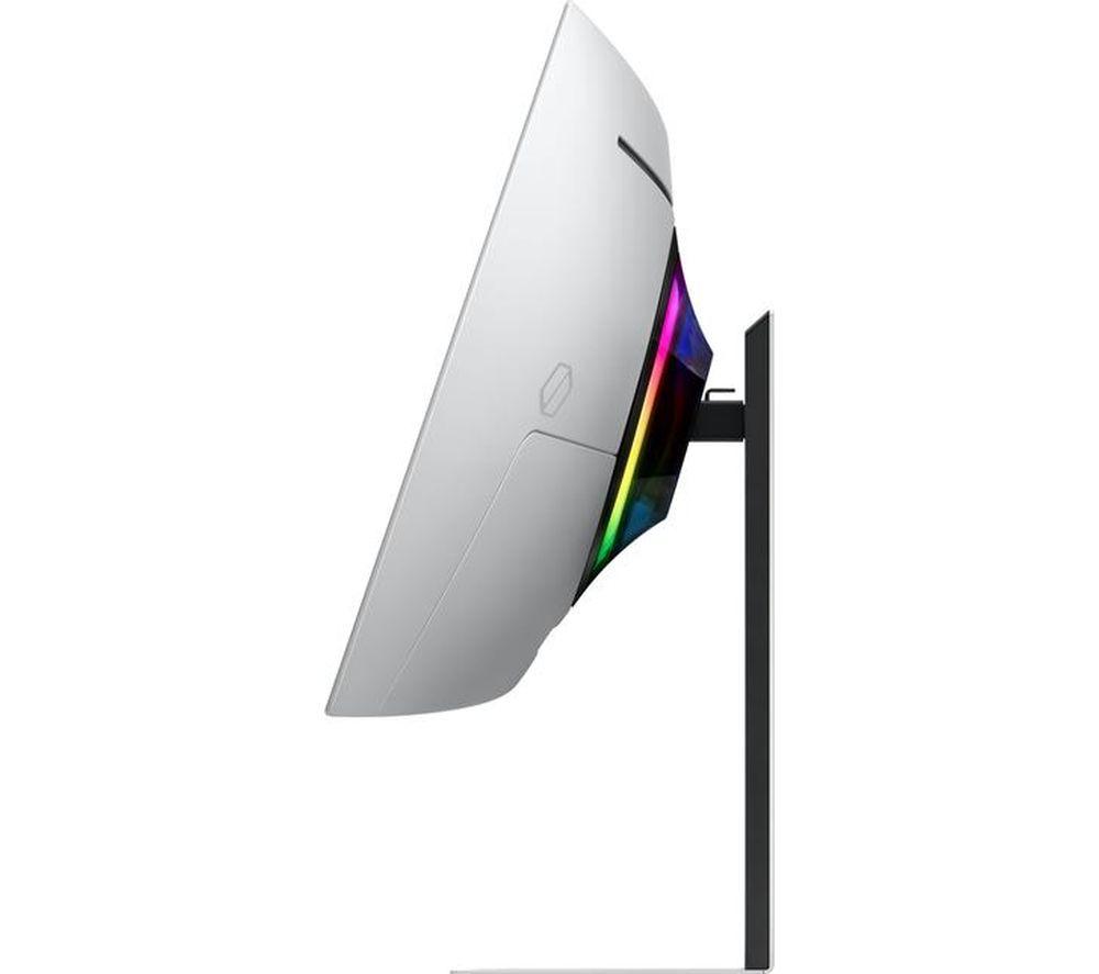 SAMSUNG Odyssey G8 LS34DG850SUXXU Quad HD 34" Curved QD-OLED Smart Gaming Monitor - Silber