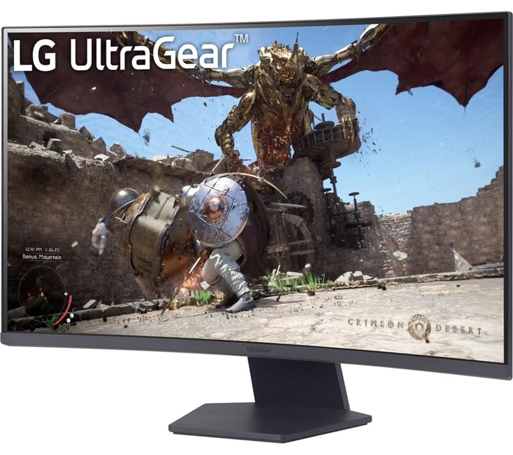 LG UltraGear 32GS60QC-B.AEKQ Quad HD 32" Curved VA LCD Gaming-Monitor – Schwarz