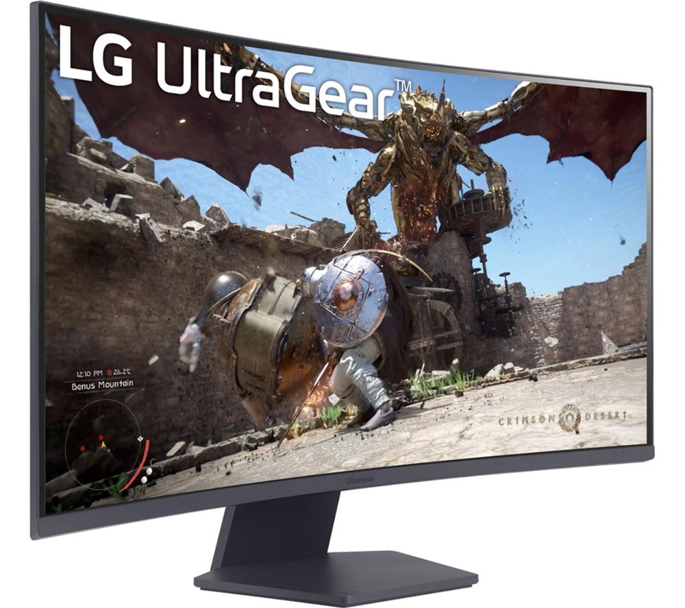 LG UltraGear 32GS60QC-B.AEKQ Quad HD 32" Curved VA LCD Gaming-Monitor – Schwarz