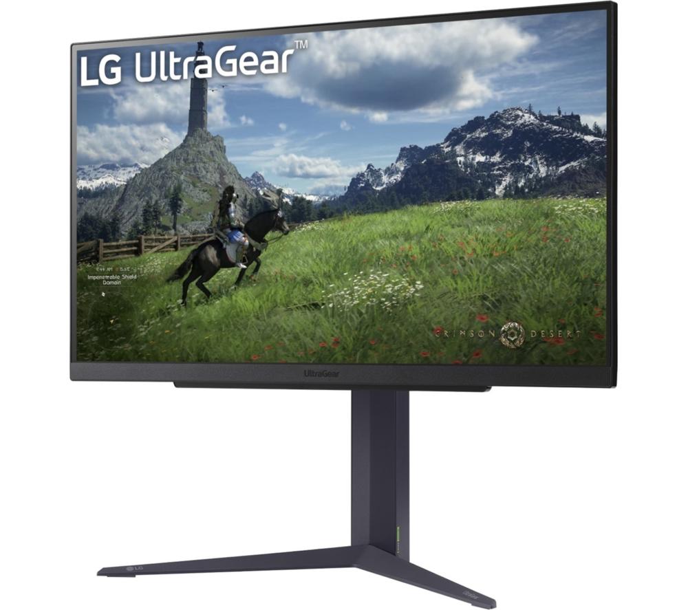 LG UltraGear 27GS85Q-B Quad HD 27" Nano IPS Gaming Monitor - Black