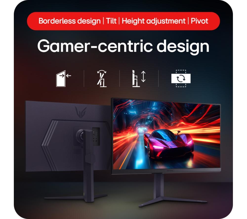 LG UltraGear 32GS85Q-B Quad HD 32" Nano IPS Gaming Monitor - Black