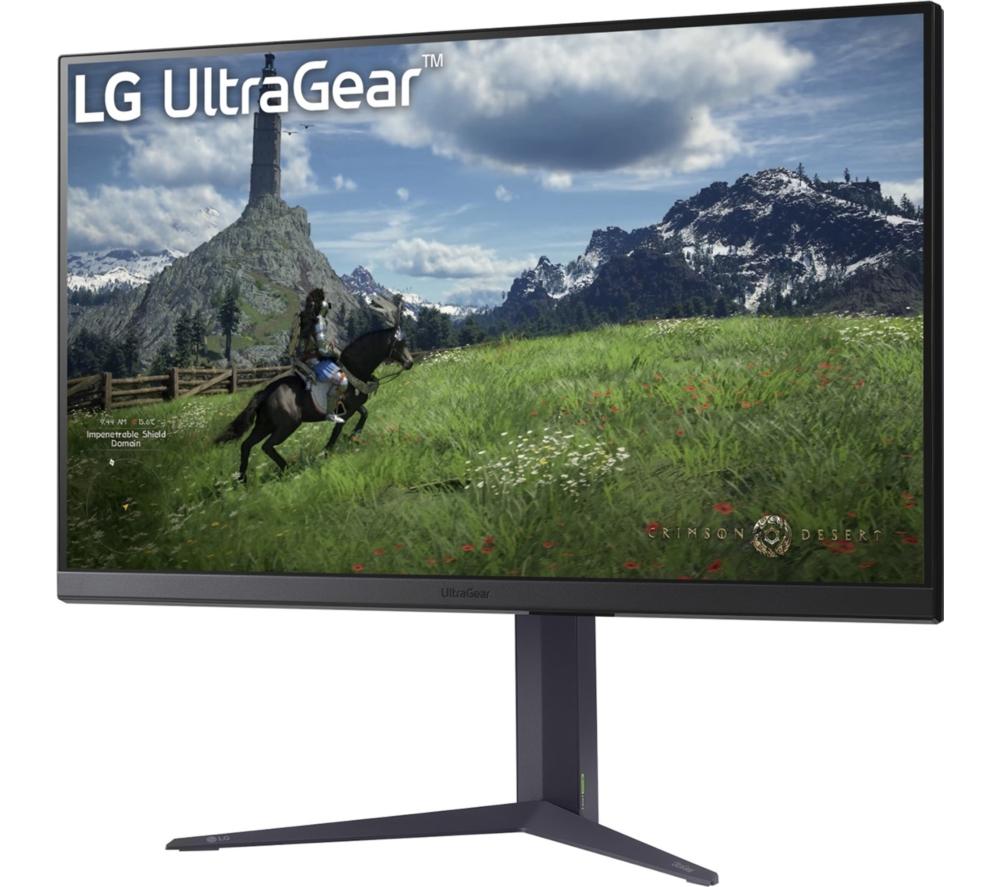 LG UltraGear 32GS85Q-B Quad HD 32" Nano IPS Gaming Monitor - Black