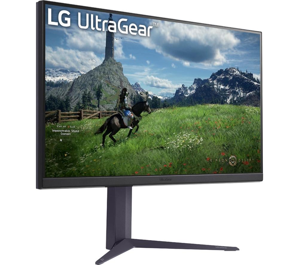 LG UltraGear 32GS85Q-B Quad HD 32" Nano IPS Gaming Monitor - Black