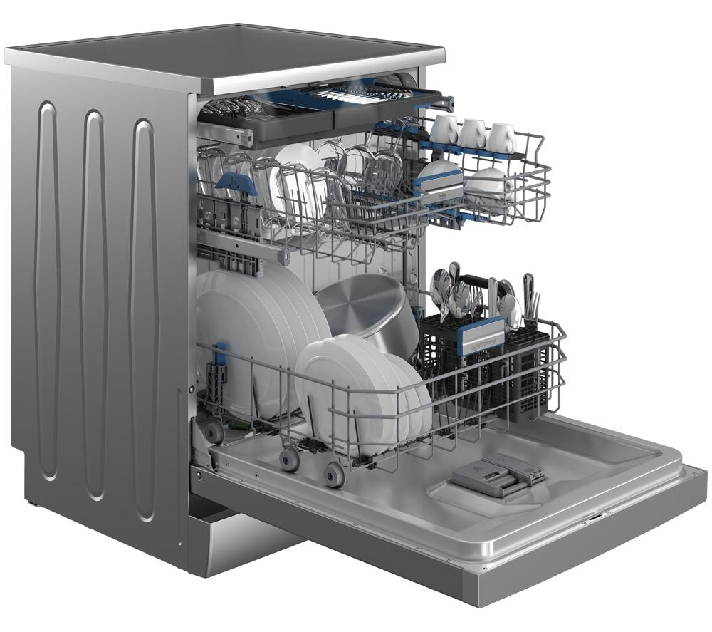 BEKO Pro PowerIntense BDFN36560PFX Full-size WiFi-enabled Dishwasher - Stainless Steel