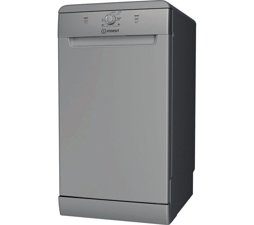 INDESIT IN2FE10CS90SUK Slimline Dishwasher - Silver