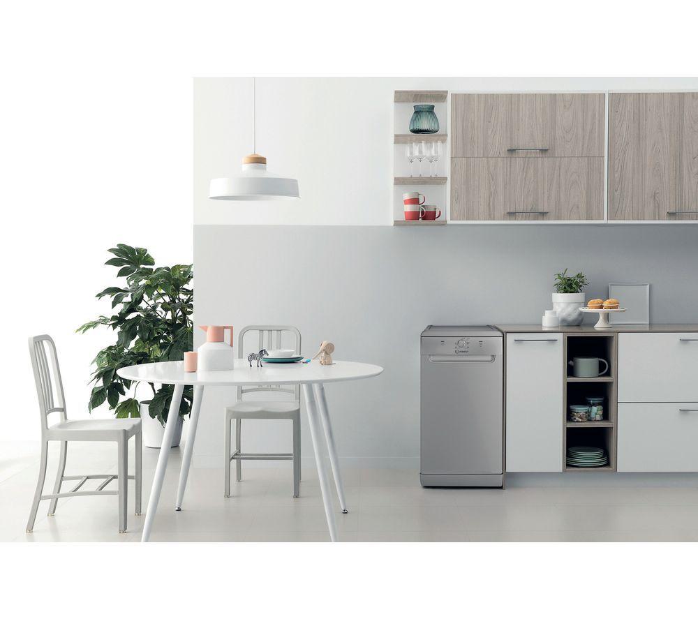 Lavavajillas estrecho INDESIT IN2FE10CS90SUK - Plata