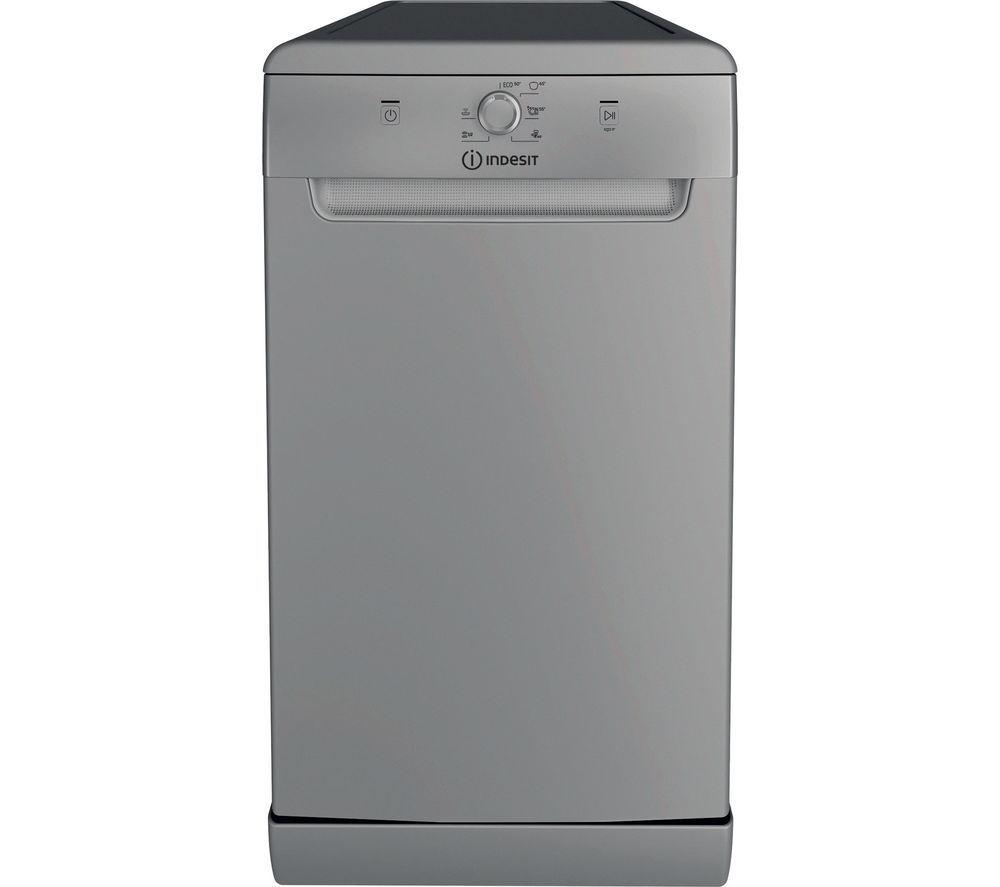 INDESIT IN2FE10CS90SUK Slimline Dishwasher - Silver