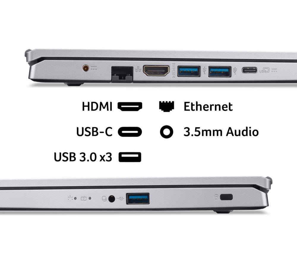 Portátil ACER Aspire Go 15 de 15,6" - AMD Ryzen 7, 1 TB SSD, Plata