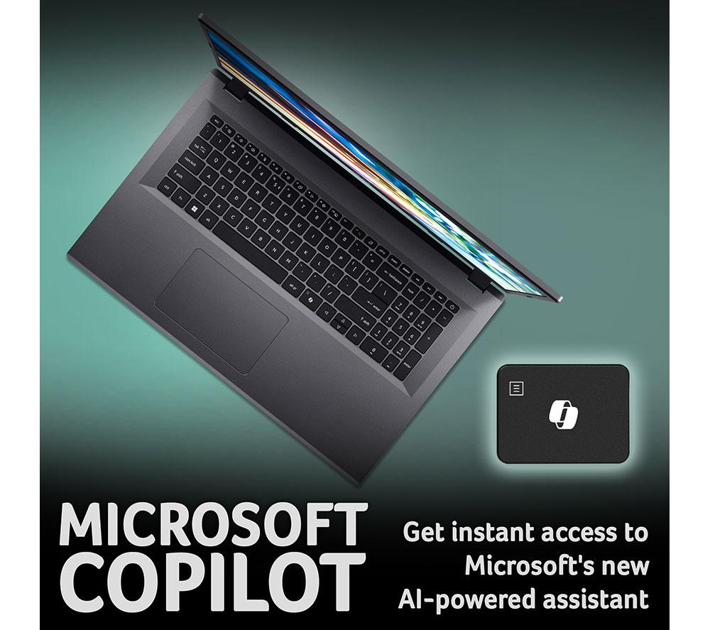 ACER Aspire Go 17 17.3" Laptop - Intel® Core™ 3, 256 GB SSD, Grey