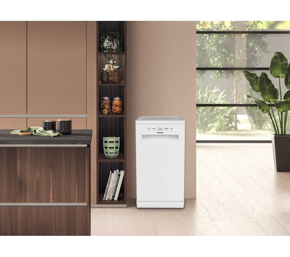 Lavavajillas compacto HOTPOINT HP2FE10CS90WUK - Blanco