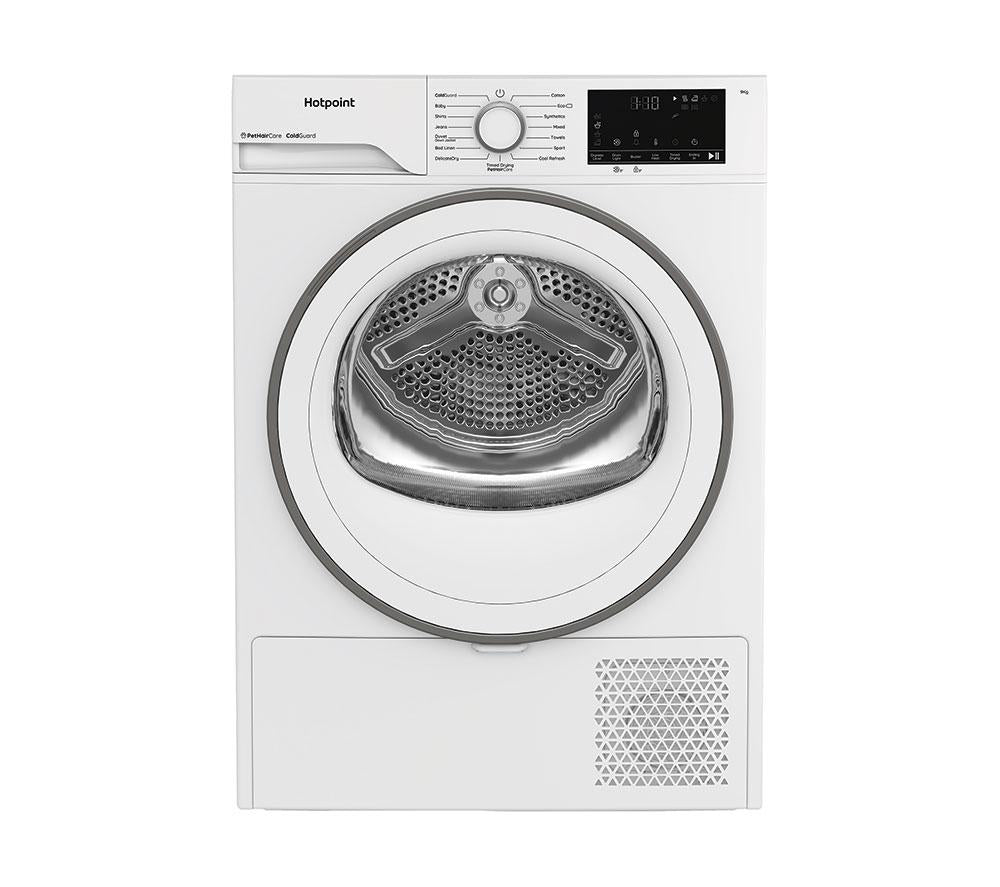 HOTPOINT PetHairCare C HD 93M WW UK 9 kg Heat Pump Tumble Dryer - White