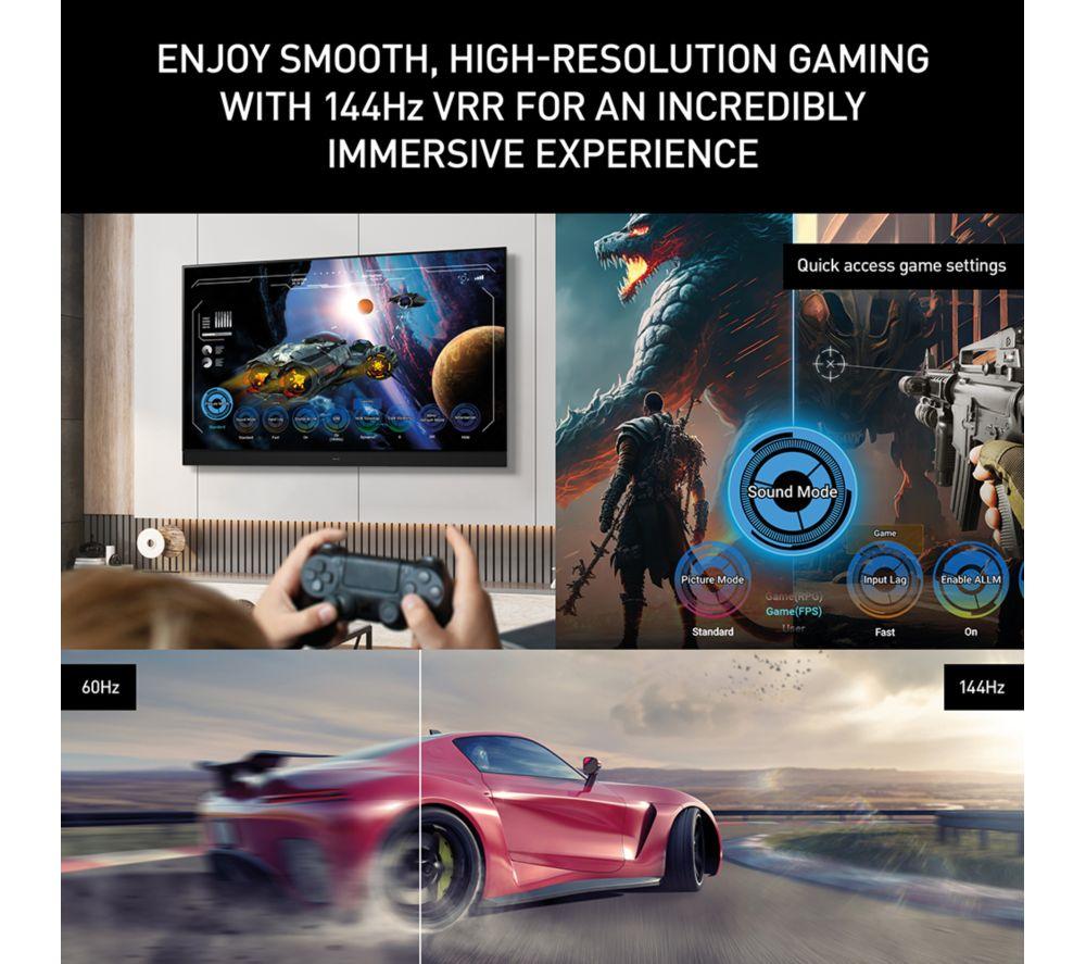 PANASONIC W95B 75" Mini LED 4K HDR Smart Fire TV with Freely - TV-75W95BEB