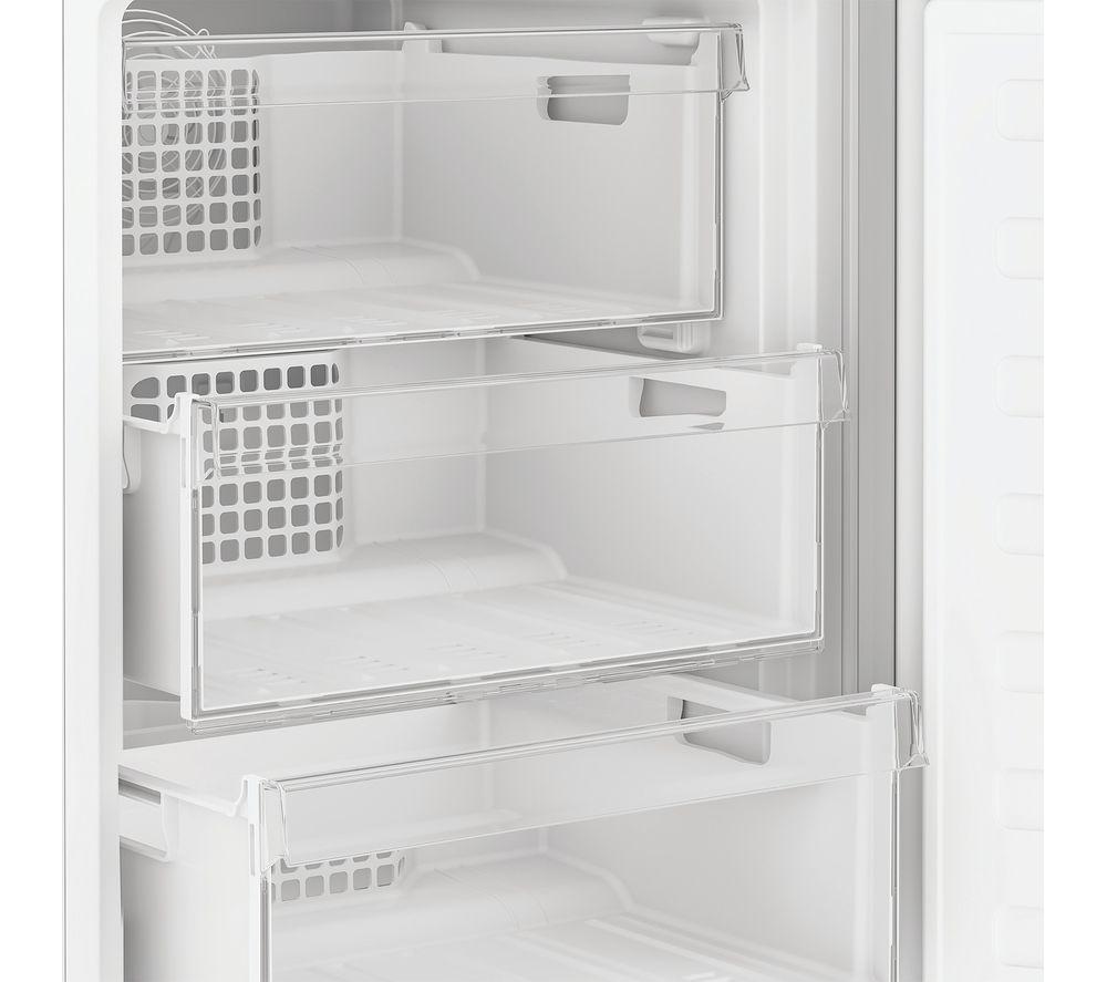 INDESIT No Frost IKNH 1261 S4UK 50/50 Fridge Freezer - Silver