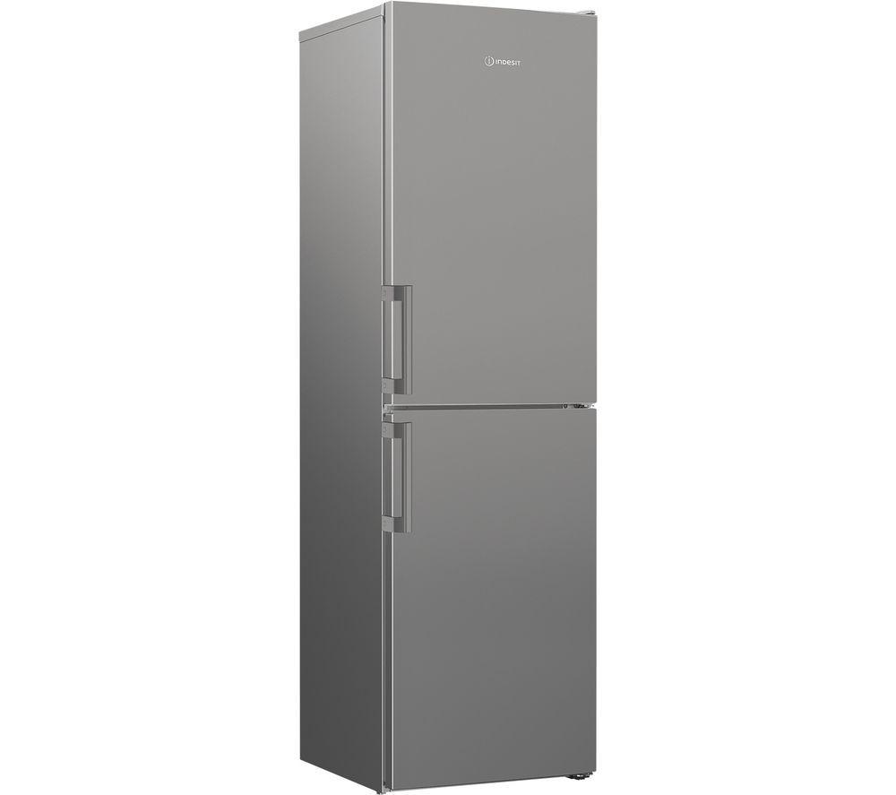 INDESIT No Frost IKNH 1261 S4UK 50/50 Fridge Freezer - Silver