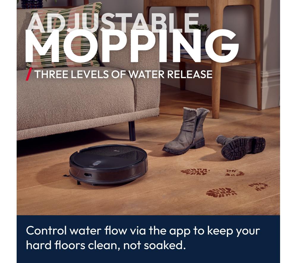 HOOVER HG2 Turbo Slim Hydro Robot Vacuum Cleaner - Black