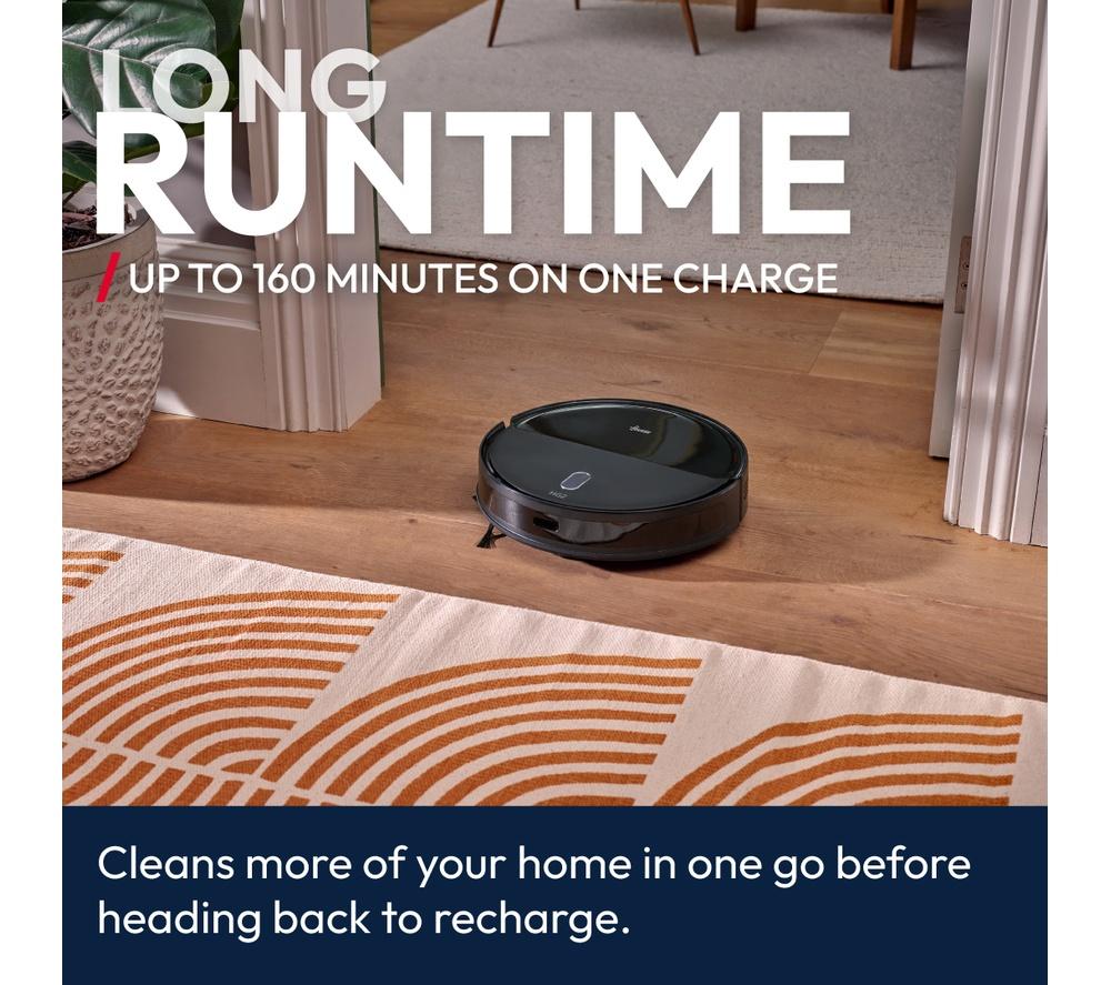 HOOVER HG2 Turbo Slim Hydro Robot Vacuum Cleaner - Black