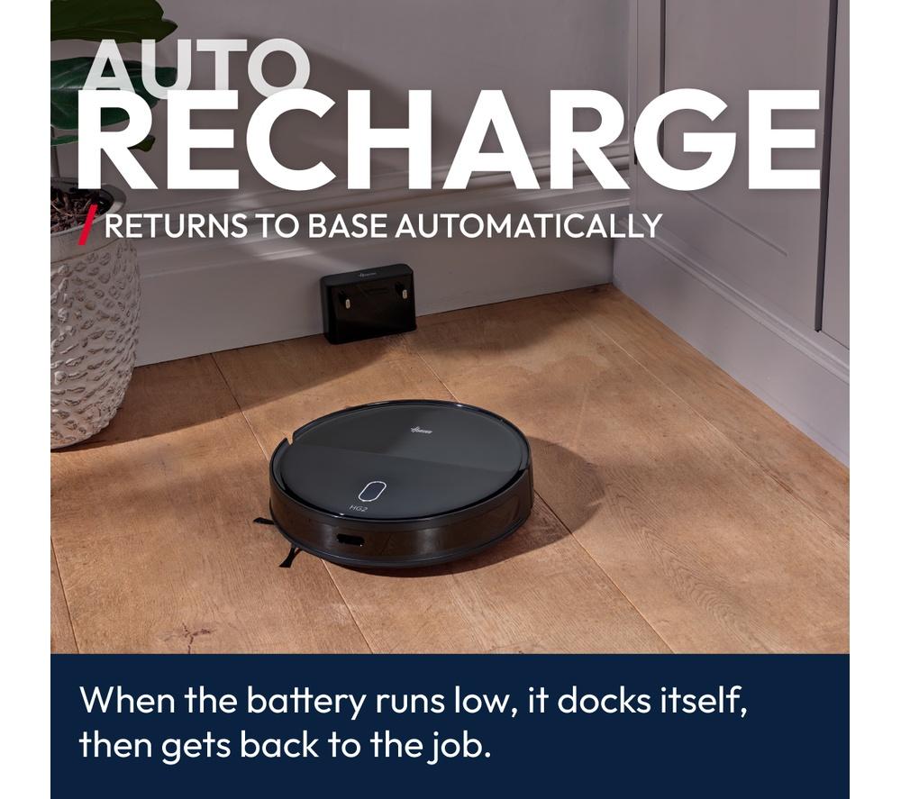 HOOVER HG2 Turbo Slim Hydro Robot Vacuum Cleaner - Black