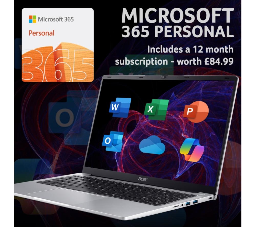ACER Aspire Lite 15,6" Laptop - Intel® Celeron®, 128 GB eMMC, Grau