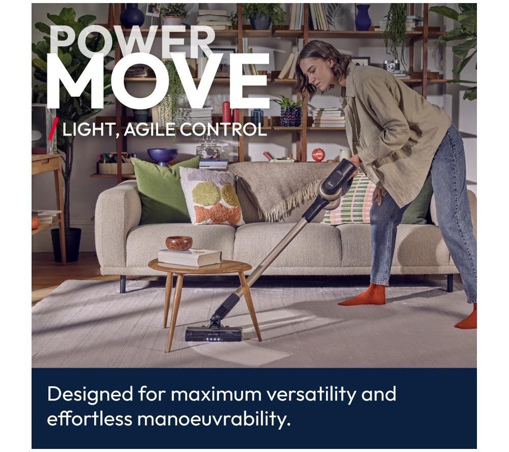 HOOVER HF4+ Power Move Pets HF4P10P Cordless Vacuum Cleaner - Black & Gold