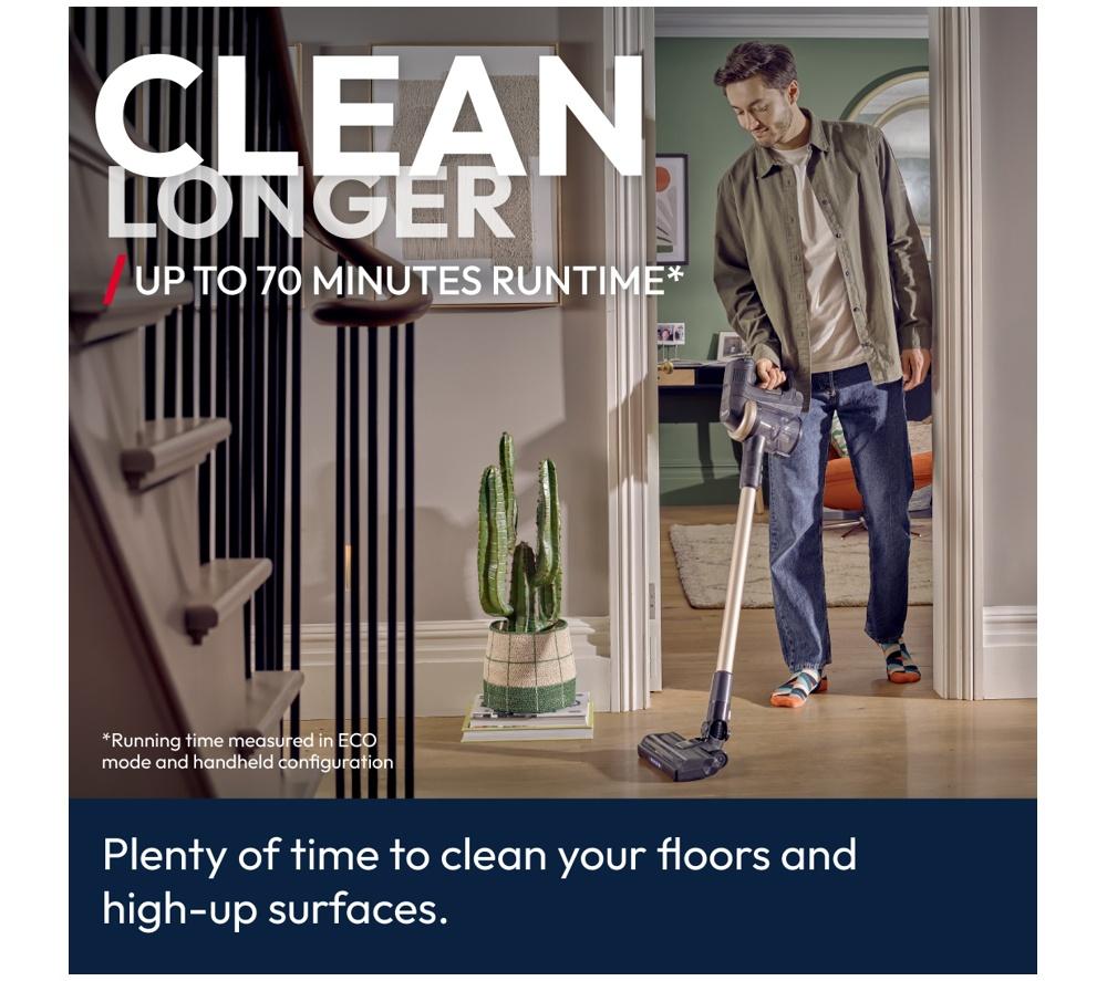 HOOVER HF4+ Power Move Pets HF4P10P Cordless Vacuum Cleaner - Black & Gold
