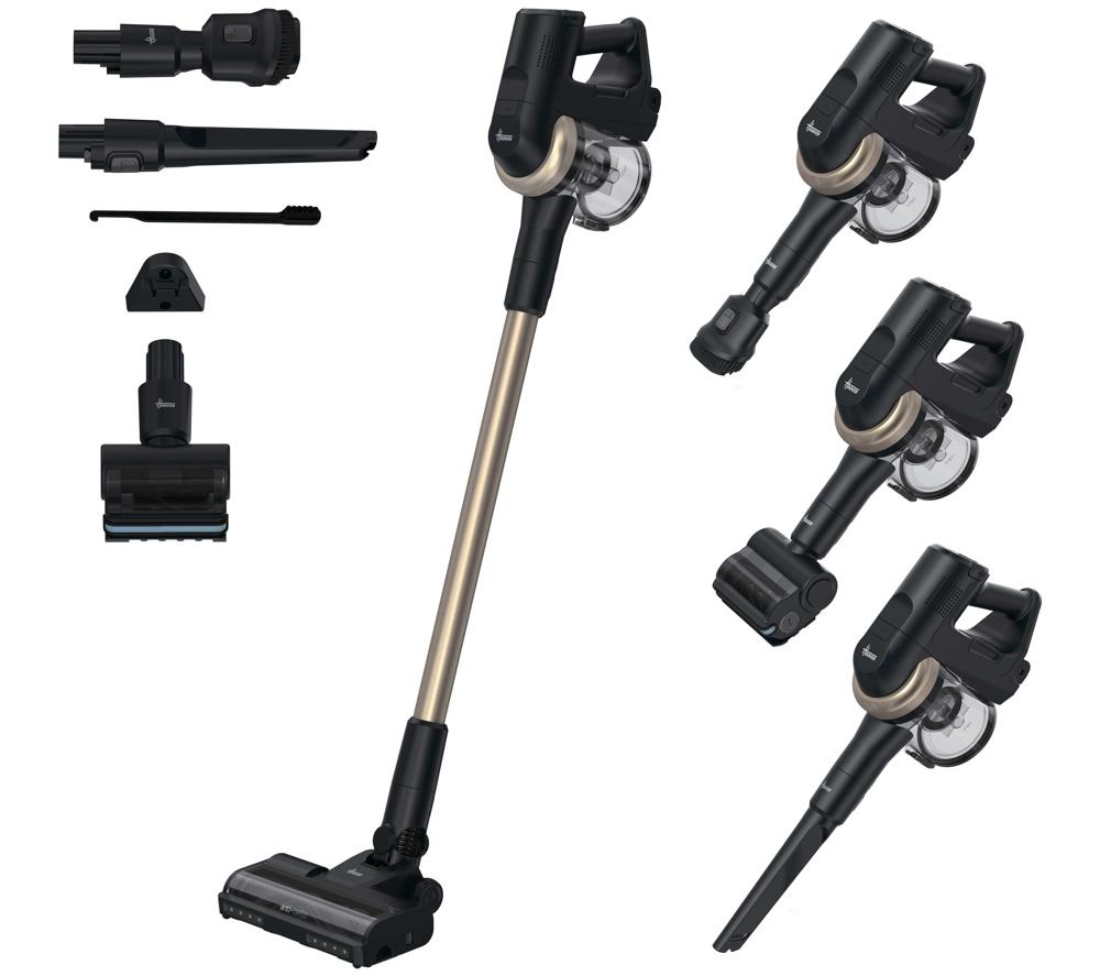 HOOVER HF4+ Power Move Pets HF4P10P Cordless Vacuum Cleaner - Black & Gold