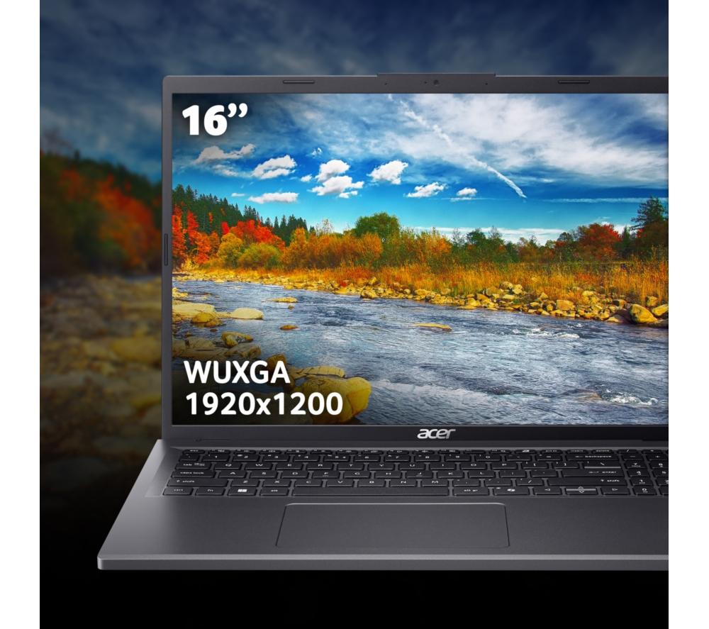 Portátil ACER Aspire 16 de 16" - Intel® Core™ Ultra 7, SSD de 1 TB, Gris