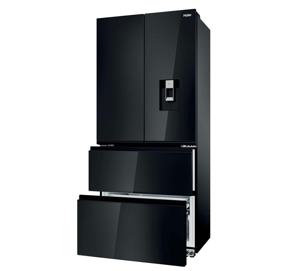 Frigorífico Combi HAIER SpaceFit Series 7 HFKR7819DWGB - Cristal Negro Obsidiana