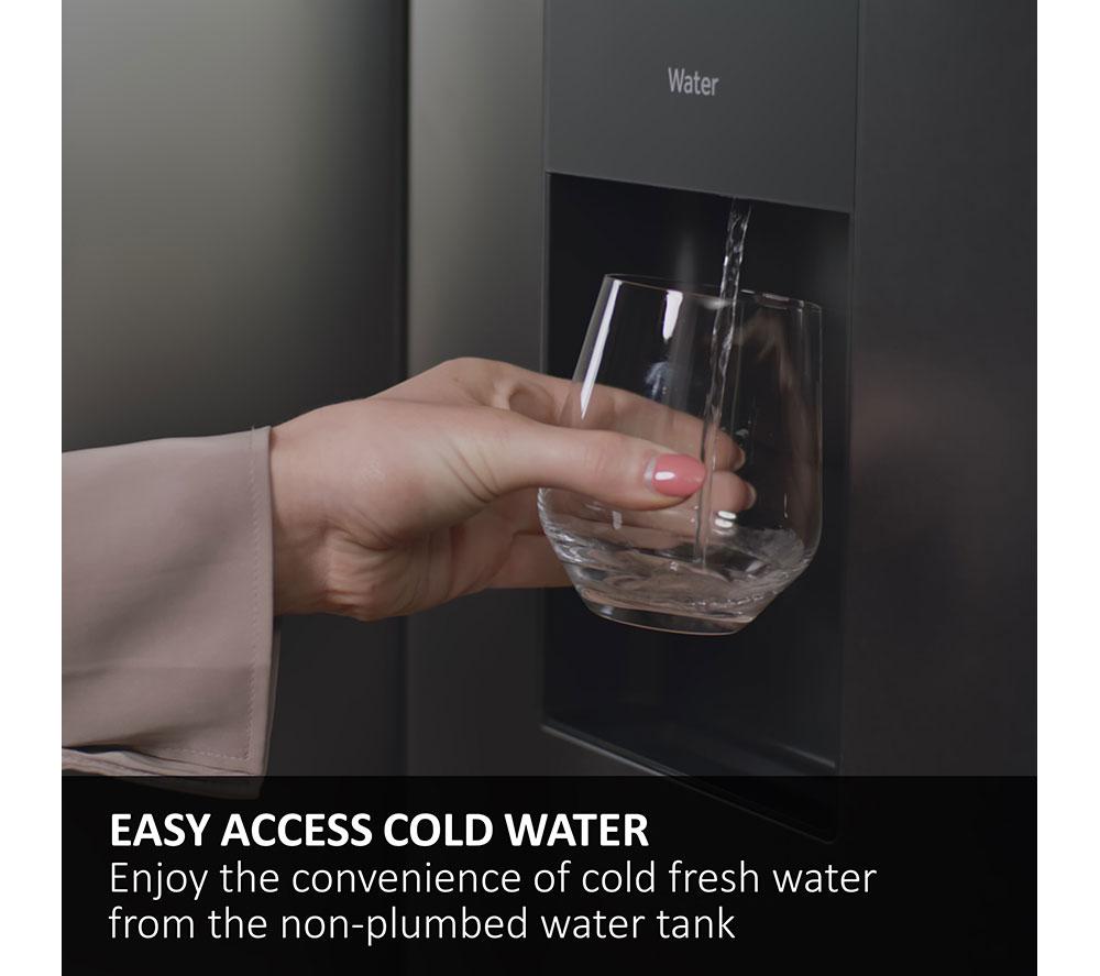 Frigorífico Combi HAIER SpaceFit Series 7 HFKR7819DWGB - Cristal Negro Obsidiana