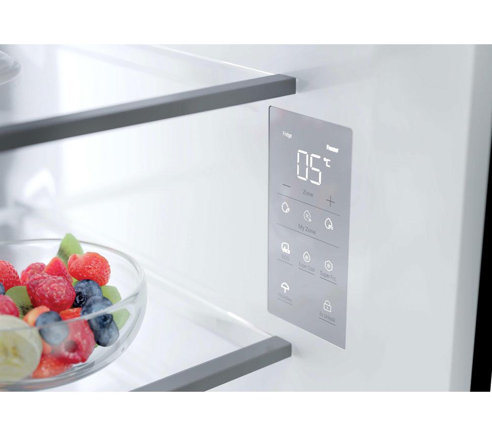 Frigorífico Combi HAIER SpaceFit Series 7 HFKR7819DWGB - Cristal Negro Obsidiana