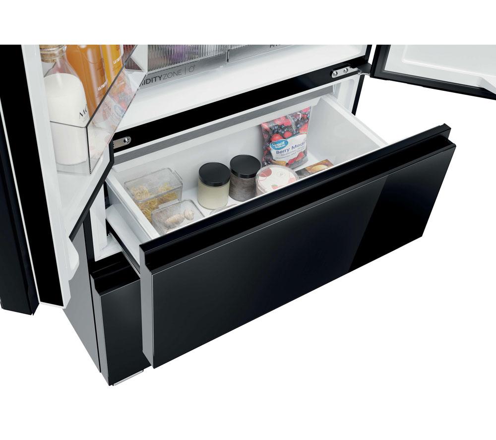 Frigorífico Combi HAIER SpaceFit Series 7 HFKR7819DWGB - Cristal Negro Obsidiana