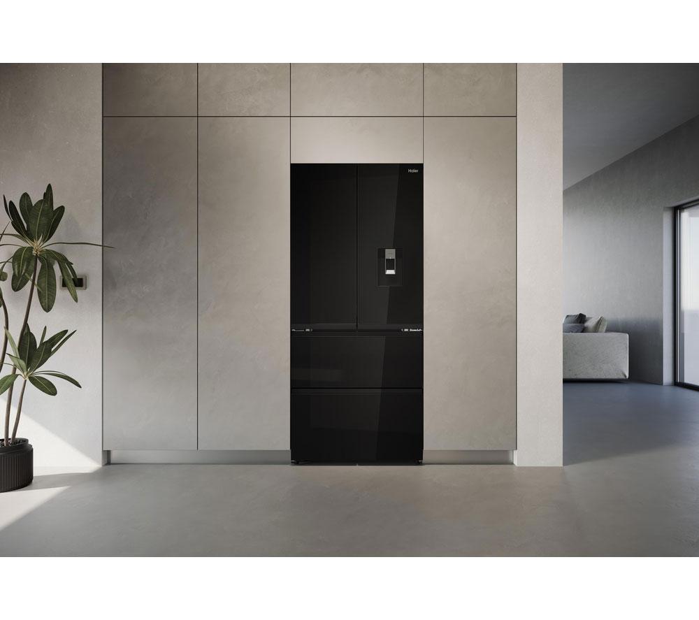 Frigorífico Combi HAIER SpaceFit Series 7 HFKR7819DWGB - Cristal Negro Obsidiana