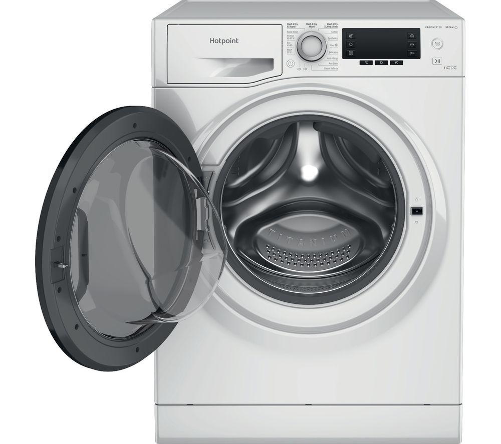 HOTPOINT ActiveCare NDD 11748 DA UK 11 kg Washer Dryer - White