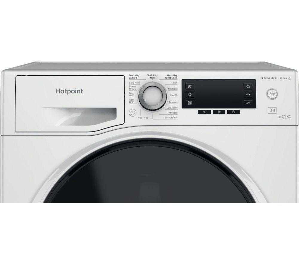 HOTPOINT ActiveCare NDD 11748 DA UK 11 kg Washer Dryer - White