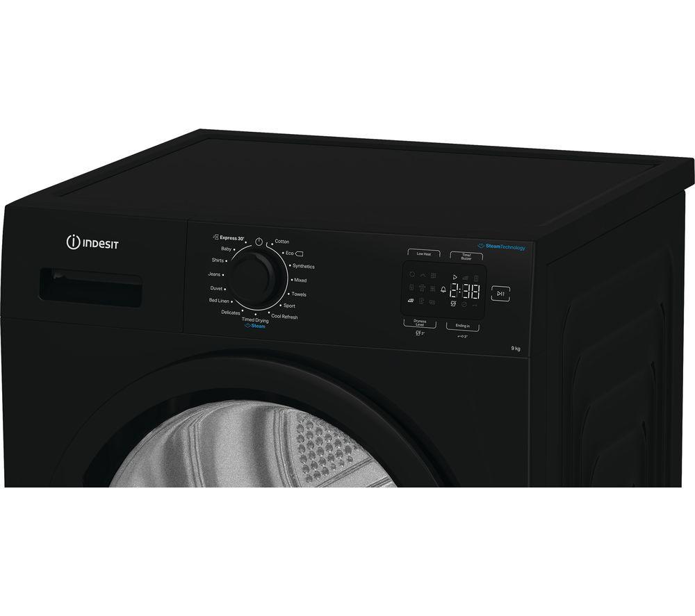 INDESIT C YD 92D BB UK 9 kg Heat Pump Tumble Dryer - Black