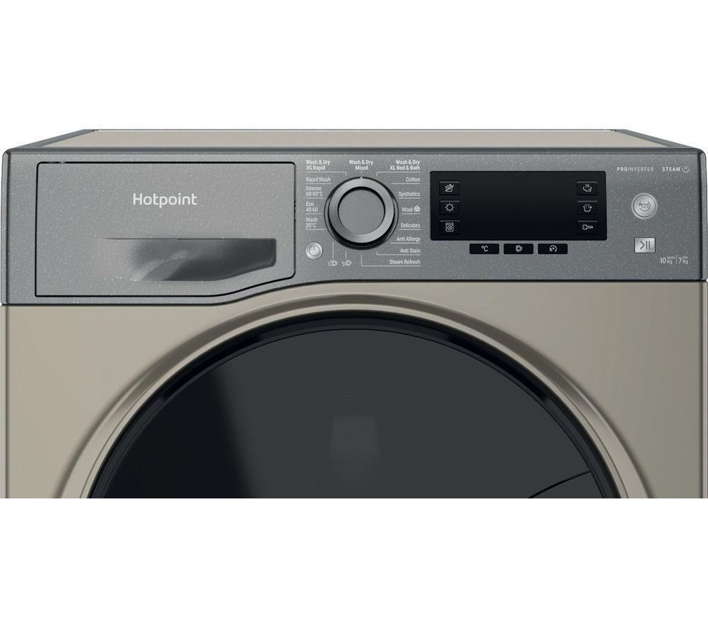 HOTPOINT ActiveCare NDD 10748 GDA UK Lavasecadora de 10 kg - Grafito