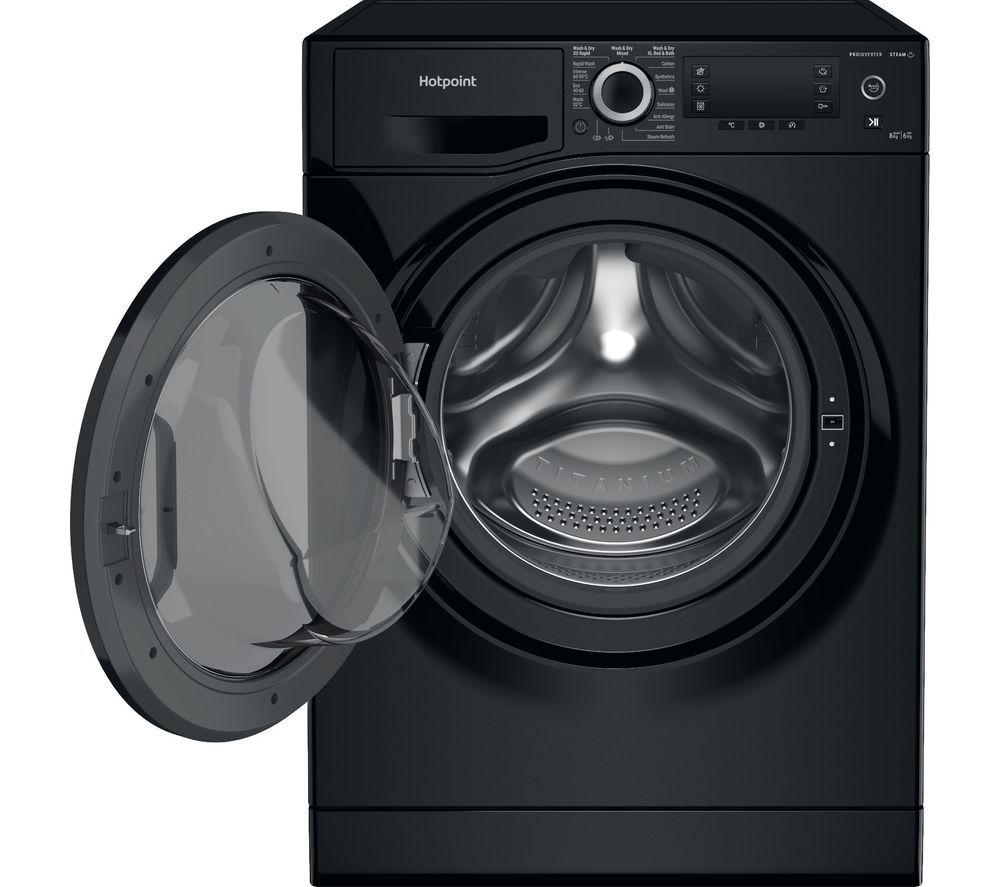 Secadora con lavadora HOTPOINT ActiveCare NDD 86448 BDA UK de 8 kg - Negra