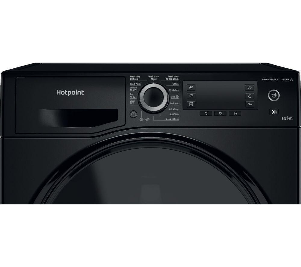 Secadora con lavadora HOTPOINT ActiveCare NDD 86448 BDA UK de 8 kg - Negra