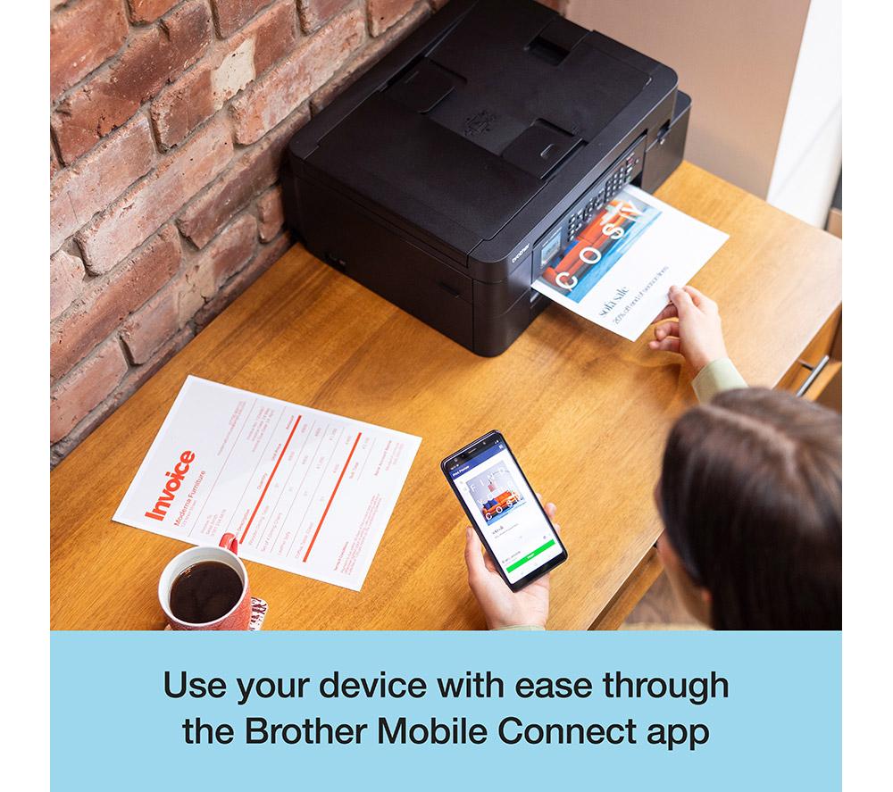 Impresora de inyección de tinta inalámbrica todo en uno Brother MFC-J4350DW con fax