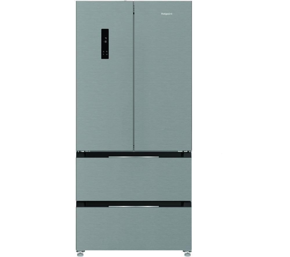 HOTPOINT VitalCare HPG2 6513 XBR4UK American-Style Fridge Freezer - Dark Inox