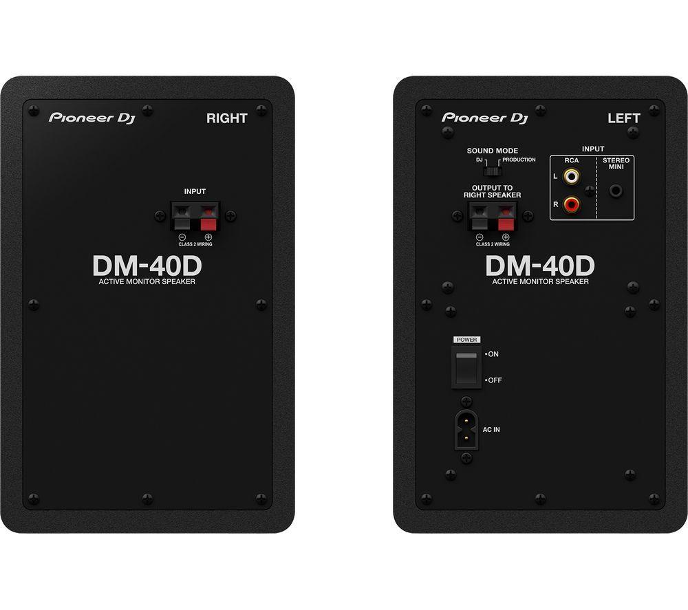 PIONEER DJ DM-40D Altavoces de monitor de escritorio - Negro